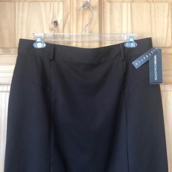 Norton McNaughton Slit Back Stretch Skirt Plus Size 16 - Picture 4 of 10